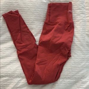 Alphalete revival leggings- cherry icee
